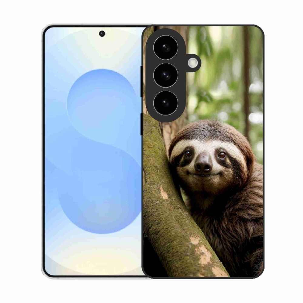 Gelový kryt mmCase na Samsung Galaxy S26 - usměvavý lenochod