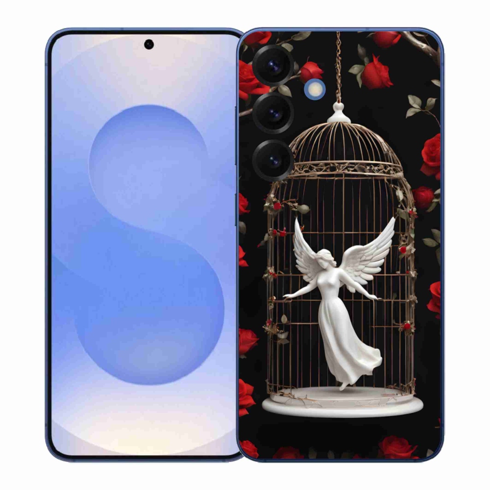 Gelový kryt mmCase na Samsung Galaxy S26+ - uvězněný anděl