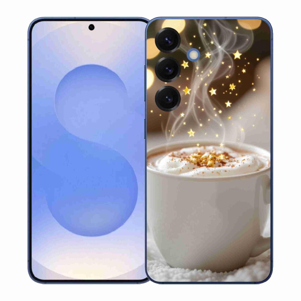 Gelový kryt mmCase na Samsung Galaxy S26+ - vánoční horký nápoj