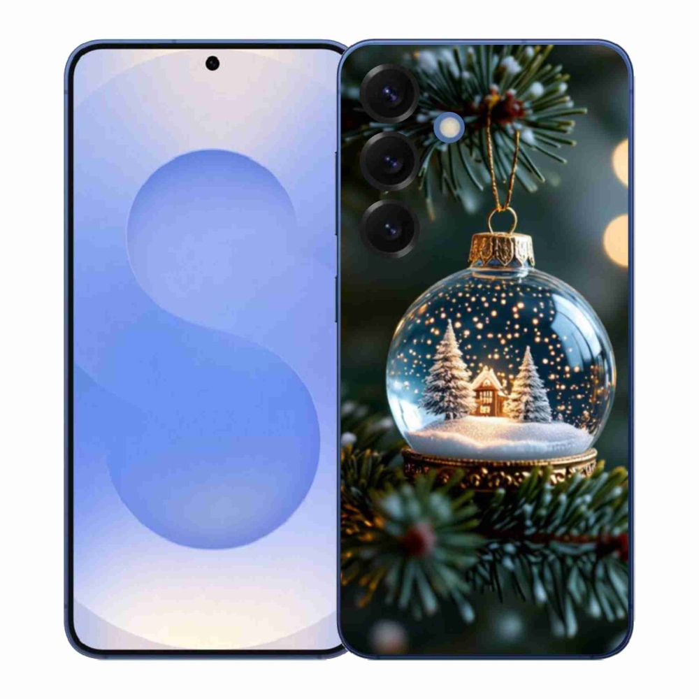 Gelový kryt mmCase na Samsung Galaxy S26+ - vánoční koule 2