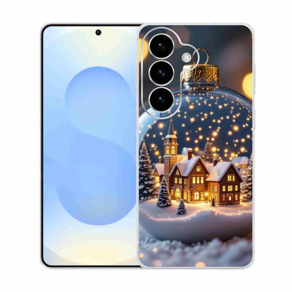 Gelový kryt mmCase na Samsung Galaxy S26  - vánoční koule 4