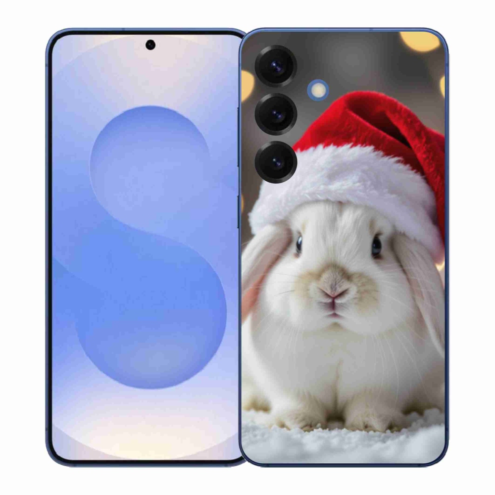 Gelový kryt mmCase na Samsung Galaxy S26+ - vánoční králík
