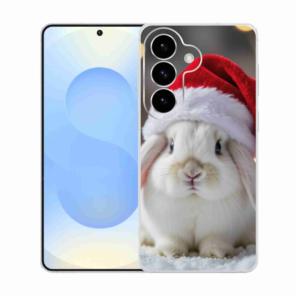 Gelový kryt mmCase na Samsung Galaxy S26  - vánoční králík