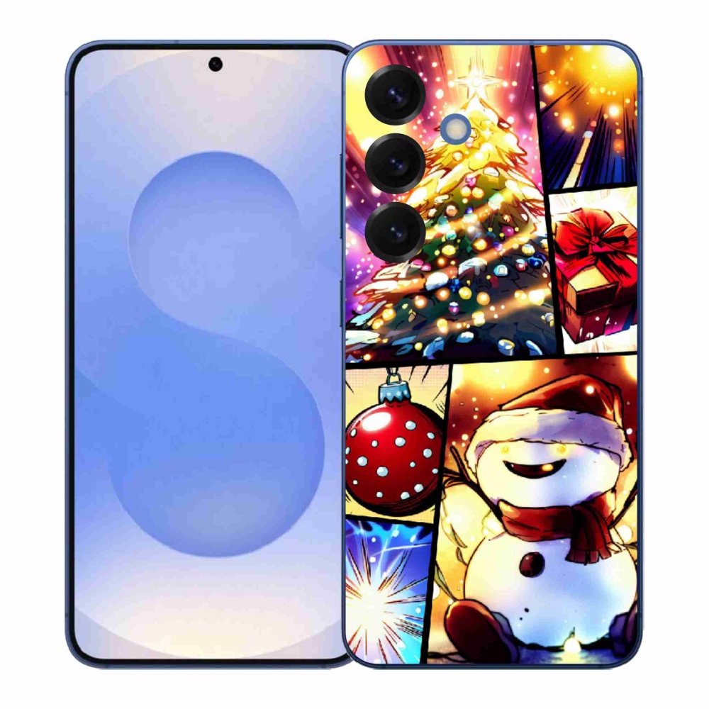 Gelový kryt mmCase na Samsung Galaxy S26+ - vánoční motivy 1