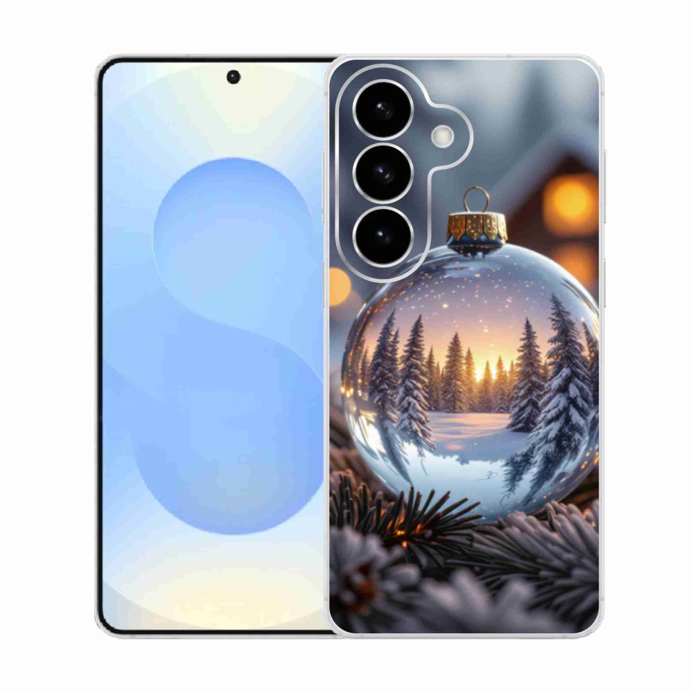 Gelový kryt mmCase na Samsung Galaxy S26  - vánoční ozdoba