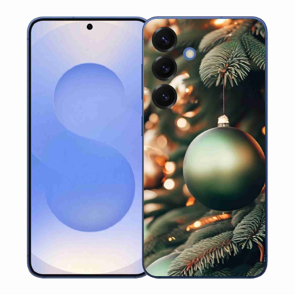 Gelový kryt mmCase na Samsung Galaxy S26+ - vánoční ozdoby 1