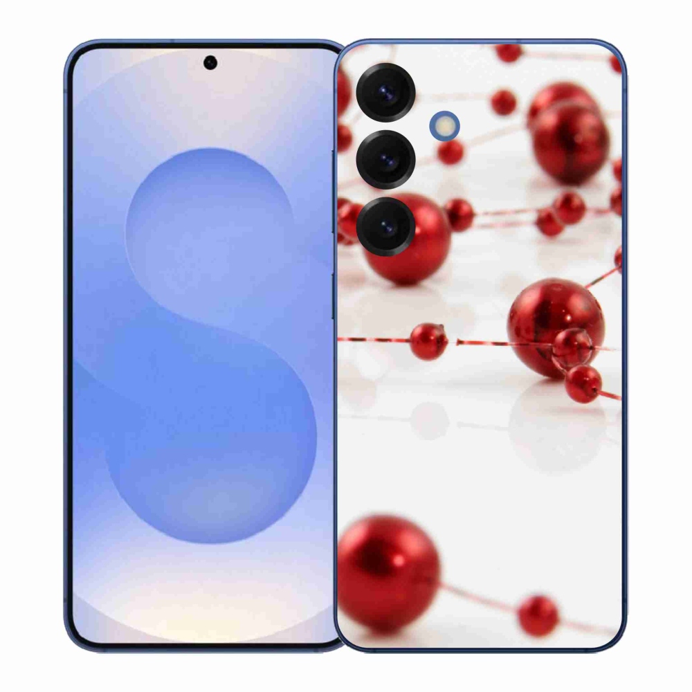 Gelový kryt mmCase na Samsung Galaxy S26+ - vánoční řetěz