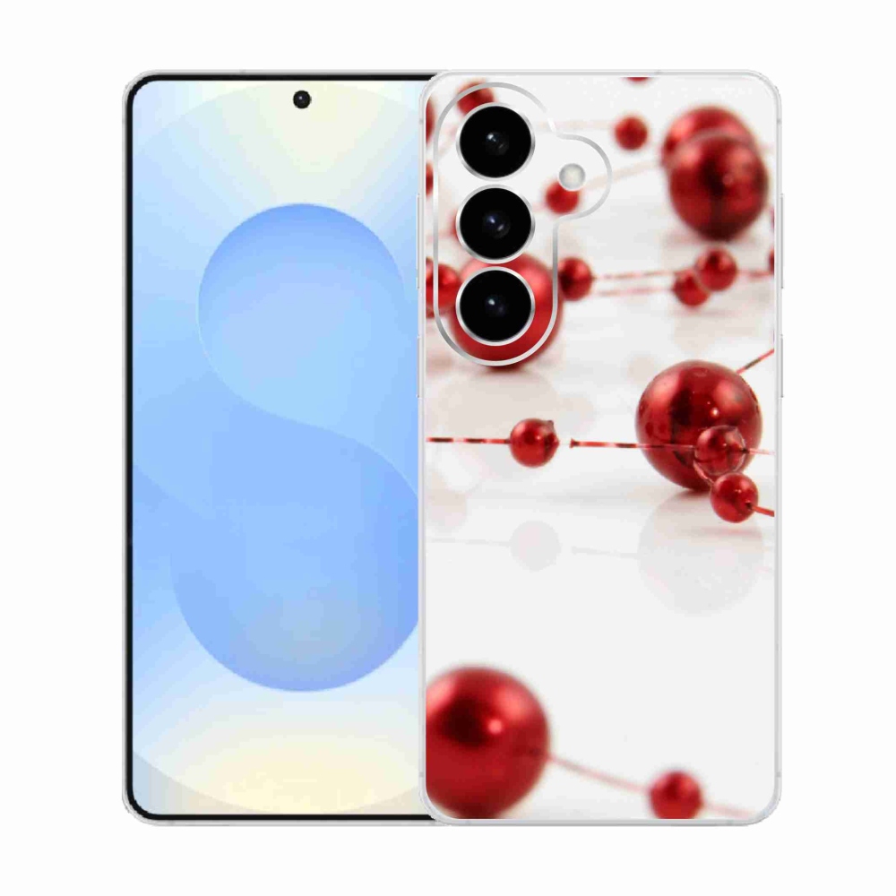 Gelový kryt mmCase na Samsung Galaxy S26  - vánoční řetěz