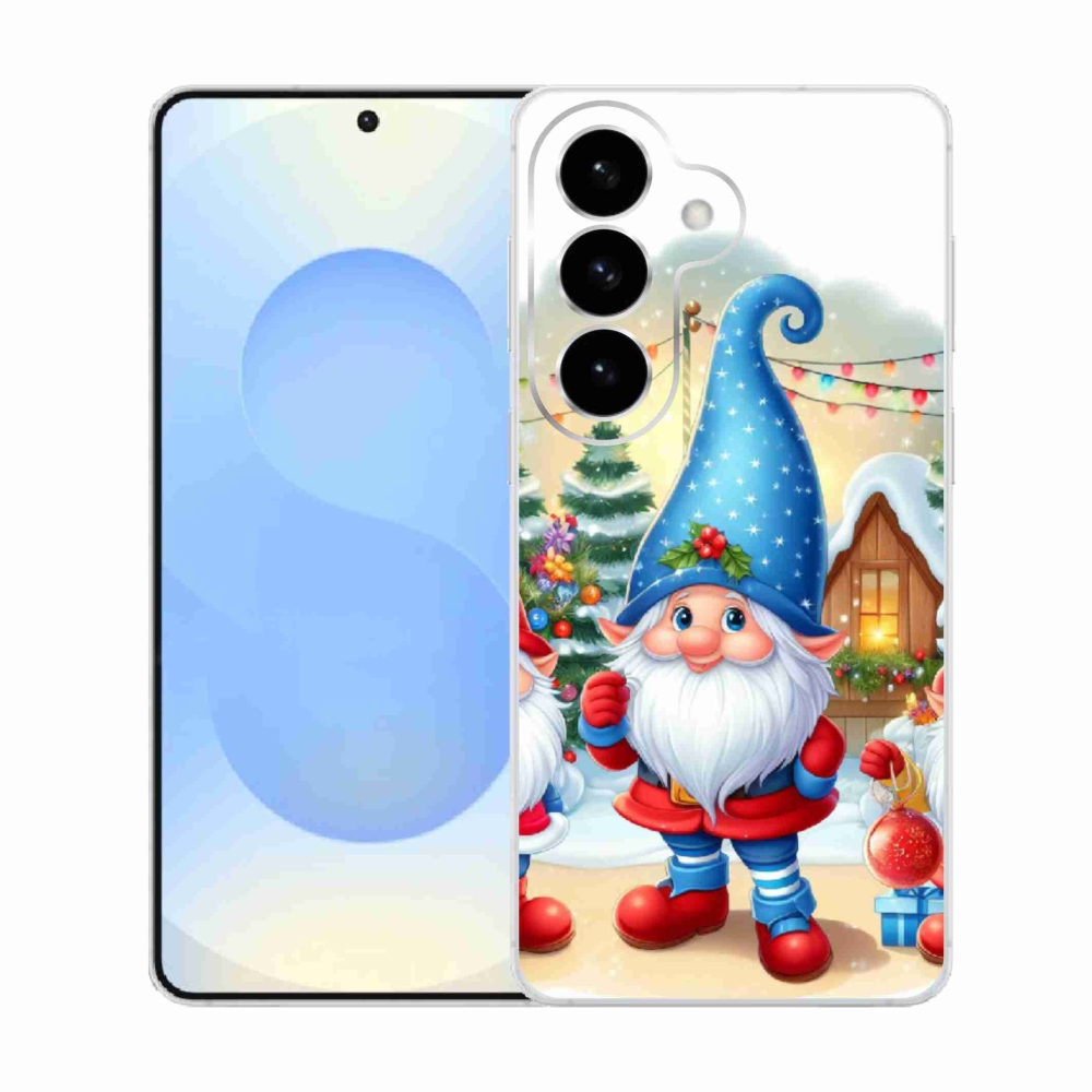 Gelový kryt mmCase na Samsung Galaxy S26  - vánoční skřítci