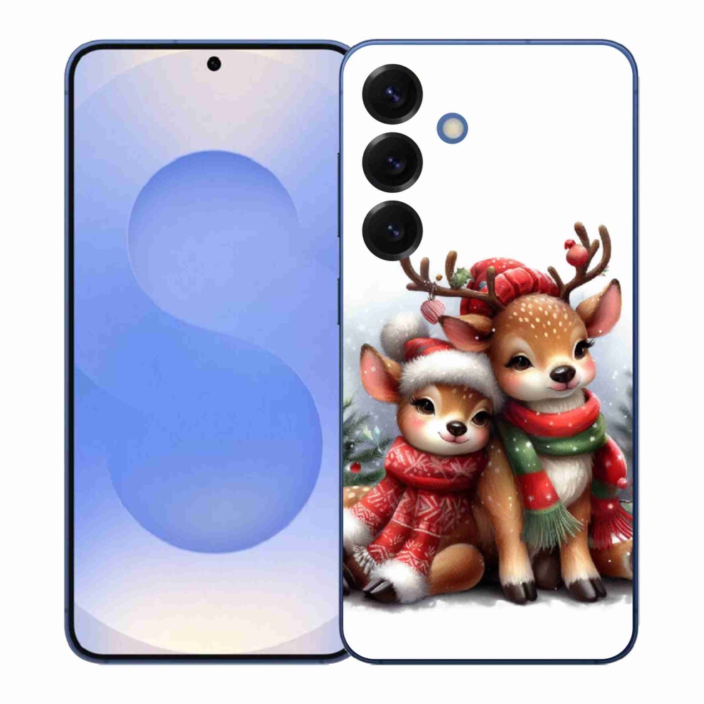 Gelový kryt mmCase na Samsung Galaxy S26+ - vánoční sobi