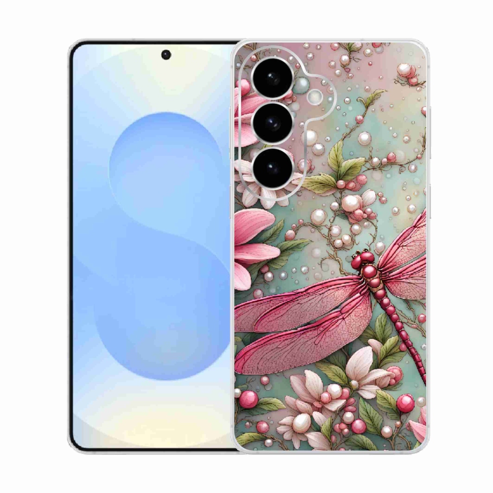 Gelový kryt mmCase na Samsung Galaxy S26  - vážka