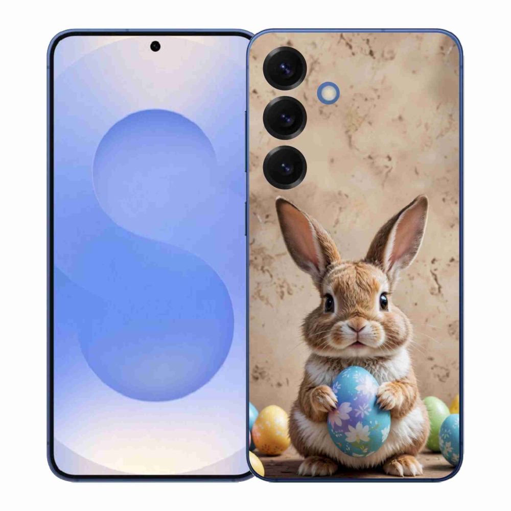 Gelový kryt mmCase na Samsung Galaxy S26+ - velikonoční králíček