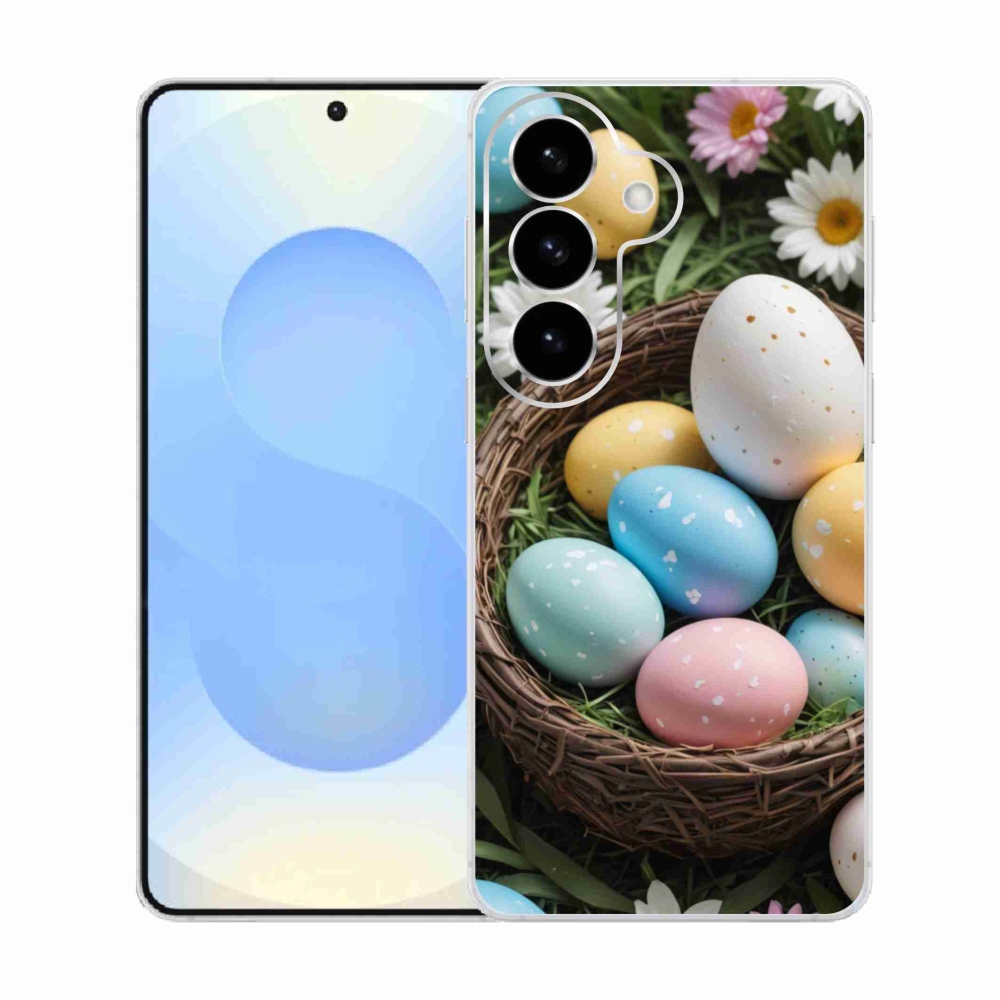 Gelový kryt mmCase na Samsung Galaxy S26  - velikonoční vajíčka 2