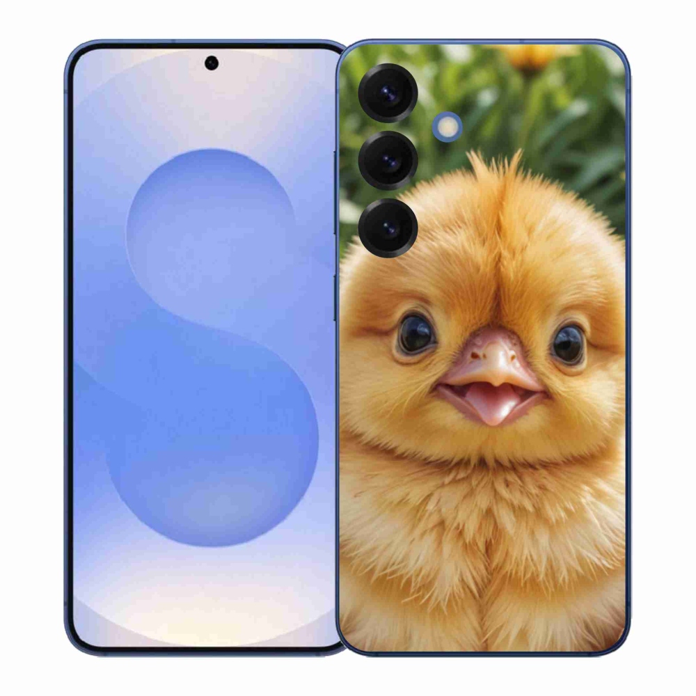 Gelový kryt mmCase na Samsung Galaxy S26+ - veselé kuřátko