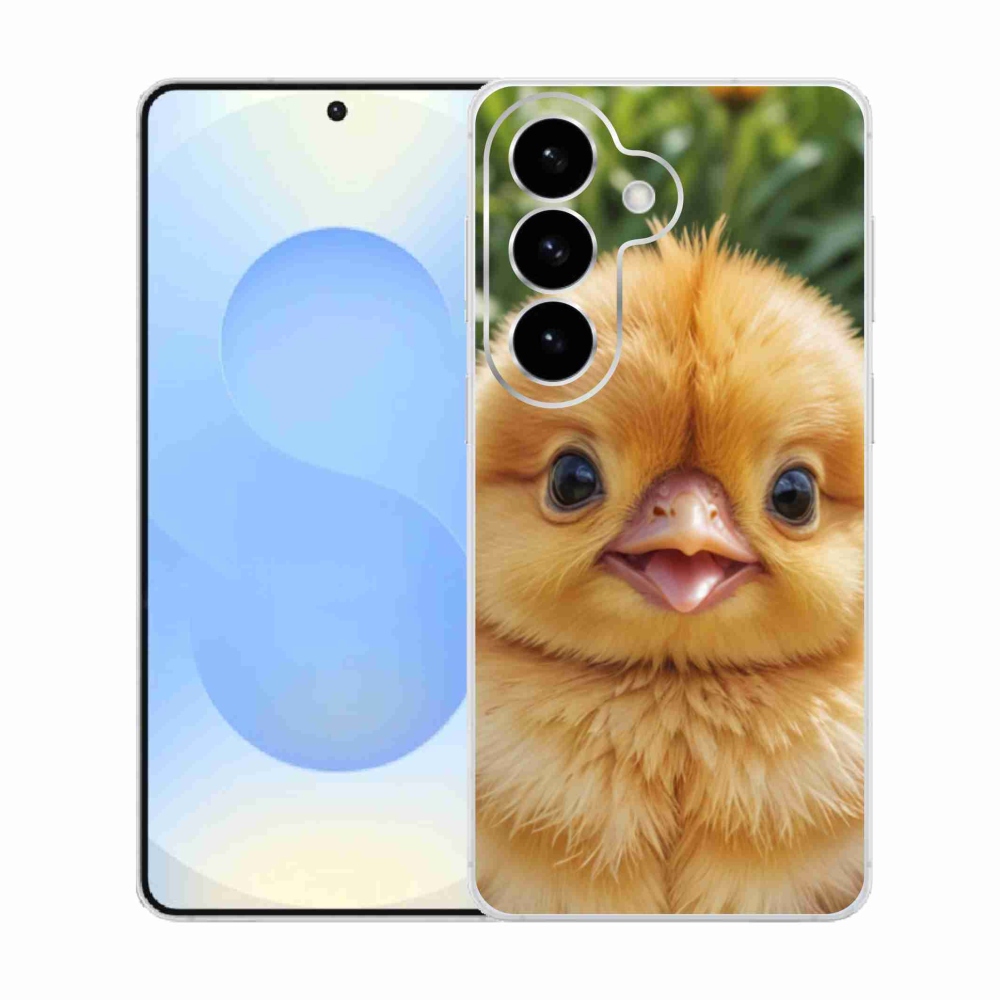 Gelový kryt mmCase na Samsung Galaxy S26  - veselé kuřátko