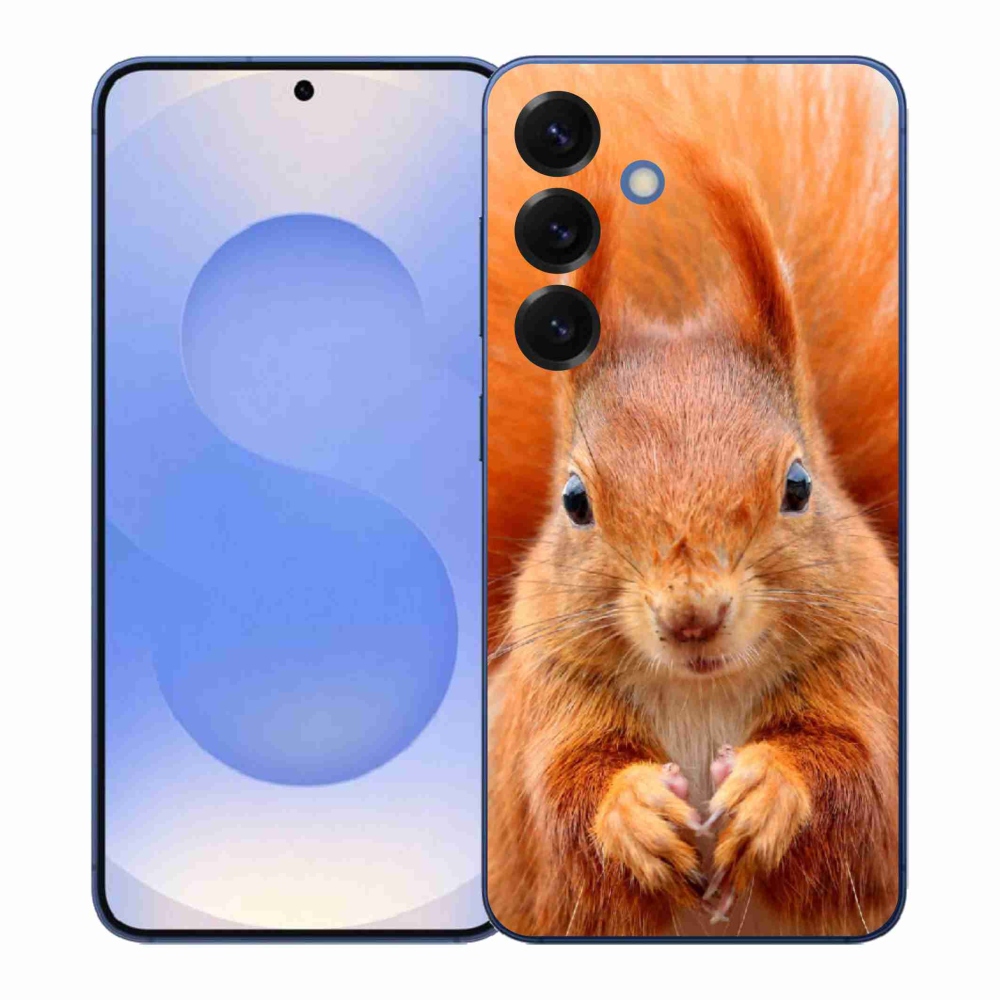 Gelový kryt mmCase na Samsung Galaxy S26+ - veverka