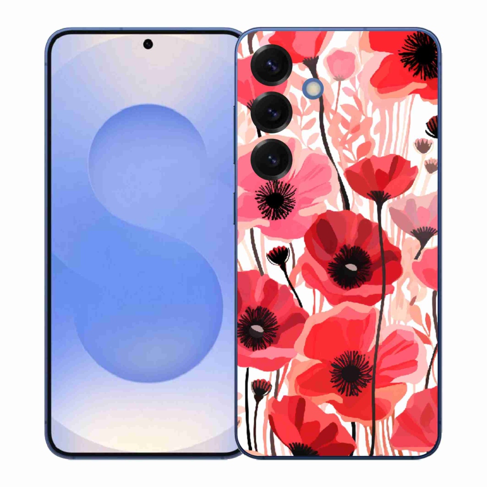 Gelový kryt mmCase na Samsung Galaxy S26+ - vlčí mák 1