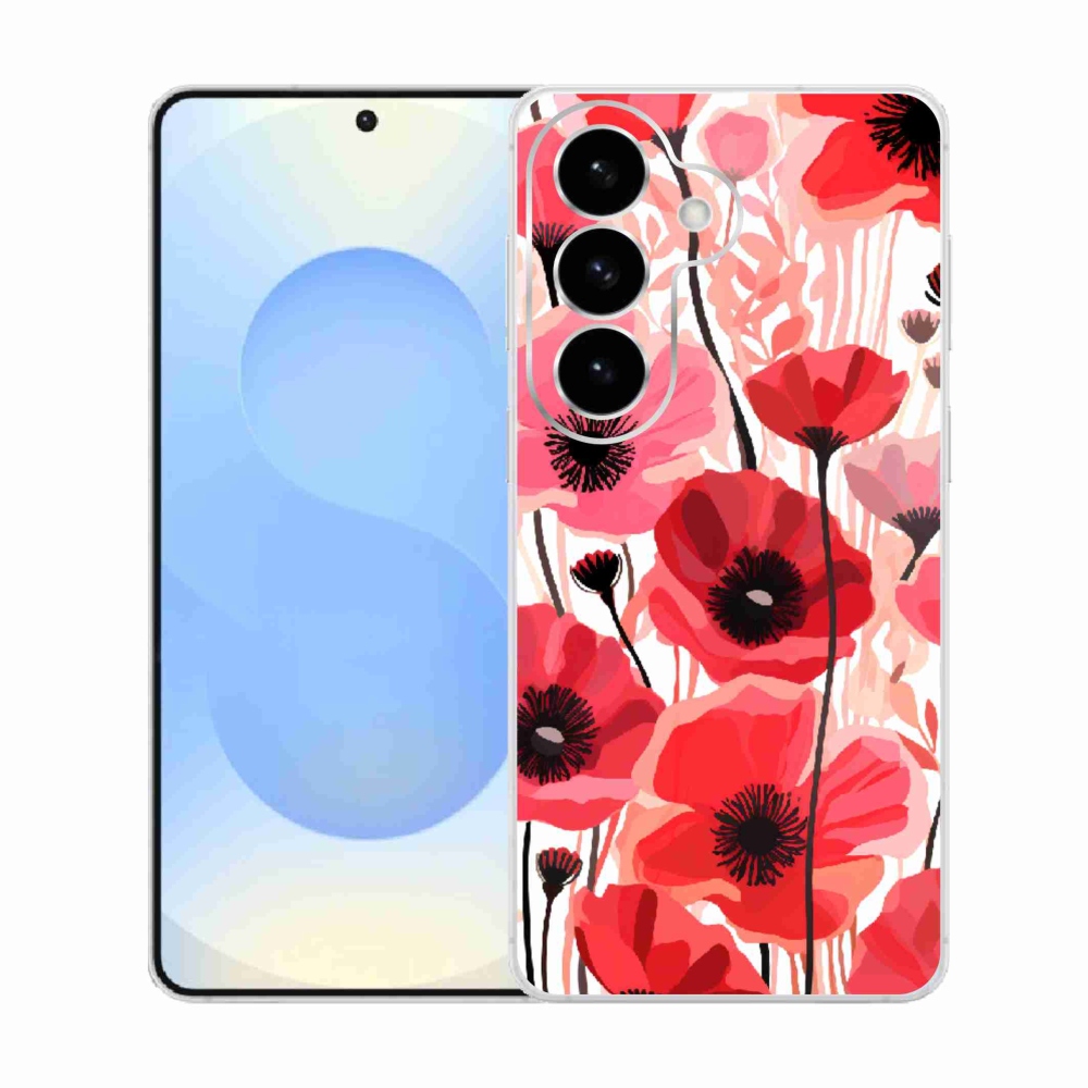 Gelový kryt mmCase na Samsung Galaxy S26  - vlčí mák 1