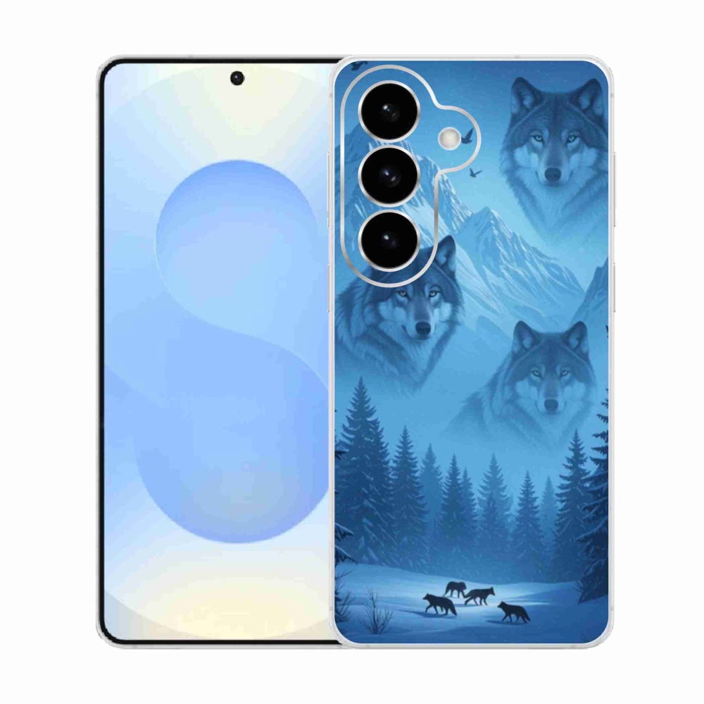 Gelový kryt mmCase na Samsung Galaxy S26  - vlčí smečka