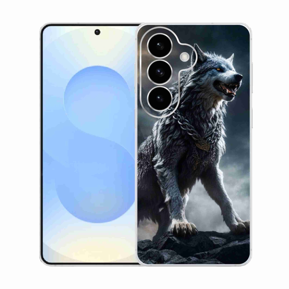 Gelový kryt mmCase na Samsung Galaxy S26  - vlk 1