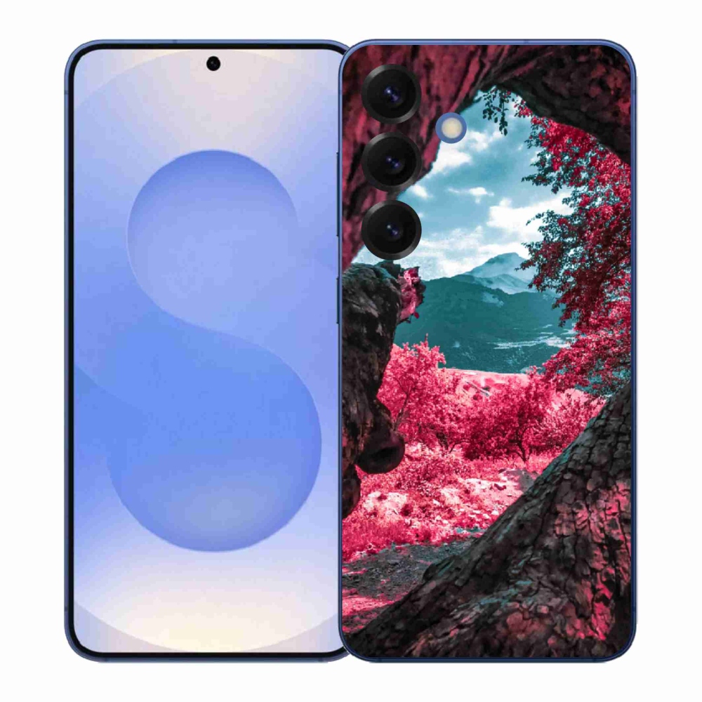 Gelový kryt mmCase na Samsung Galaxy S26+ - výhled na hory