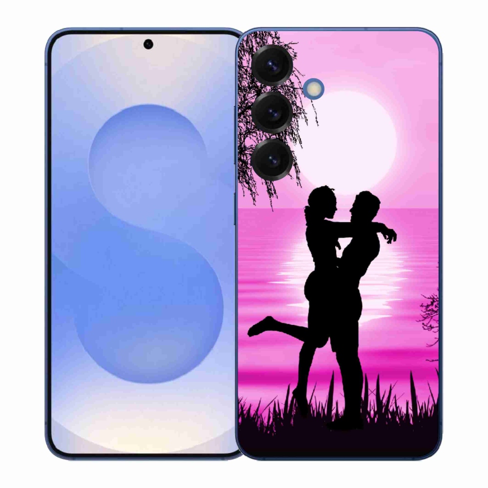 Gelový kryt mmCase na Samsung Galaxy S26+ - západ slunce