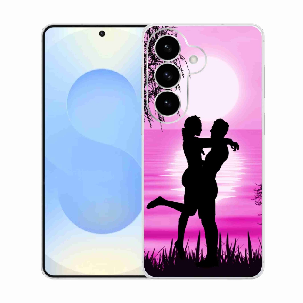 Gelový kryt mmCase na Samsung Galaxy S26  - západ slunce