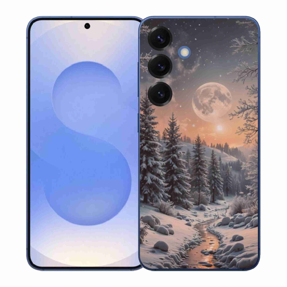 Gelový kryt mmCase na Samsung Galaxy S26+ - zimní krajina 2