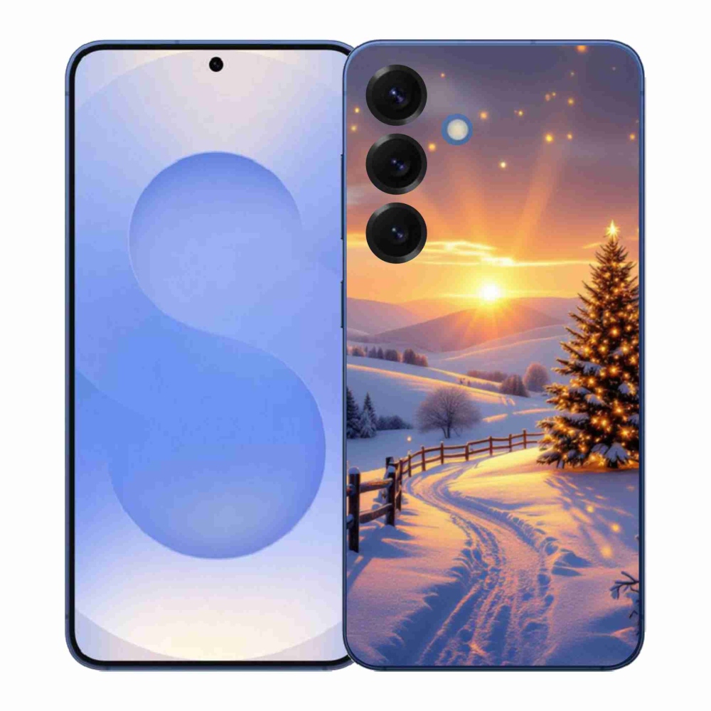 Gelový kryt mmCase na Samsung Galaxy S26+ - zimní krajina