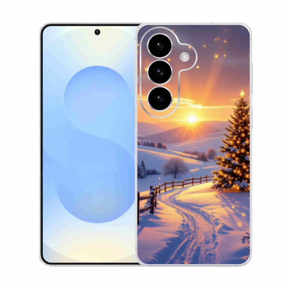 Gelový kryt mmCase na Samsung Galaxy S26  - zimní krajina