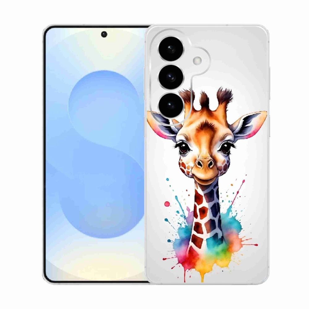 Gelový kryt mmCase na Samsung Galaxy S26  - žirafa 1
