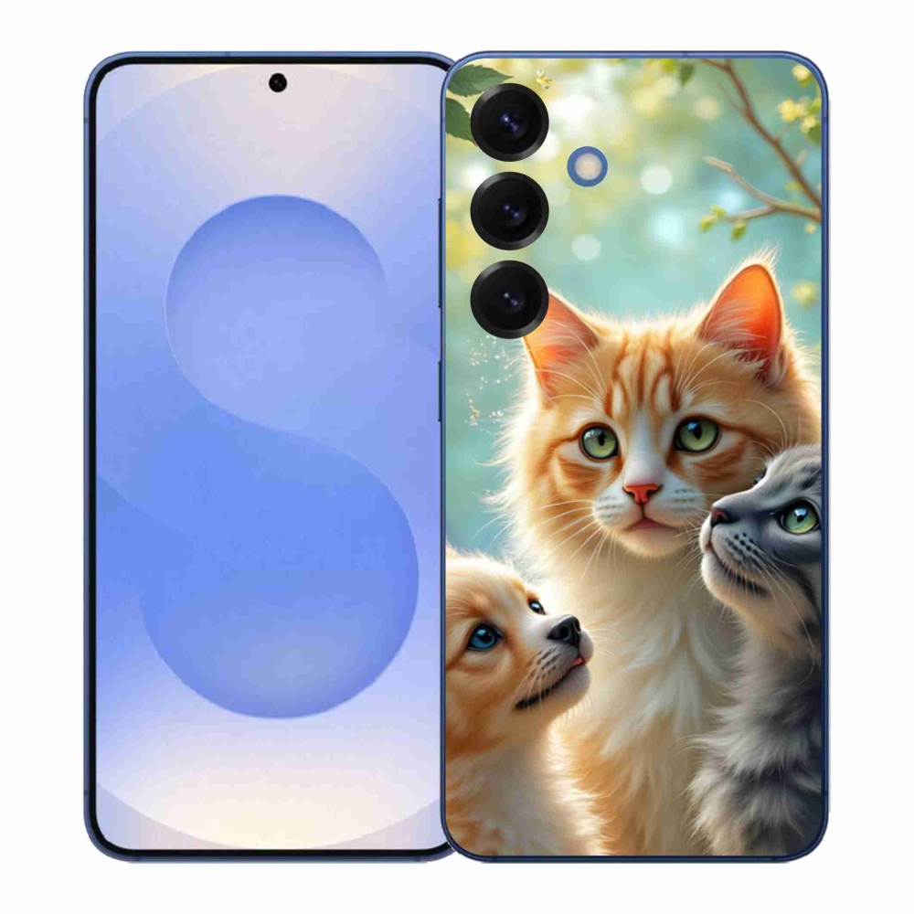 Gelový kryt mmCase na Samsung Galaxy S26+ - zvířecí přátelství 2