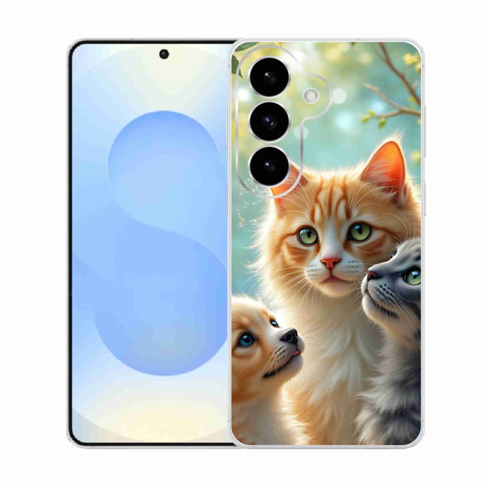 Gelový kryt mmCase na Samsung Galaxy S26  - zvířecí přátelství 2