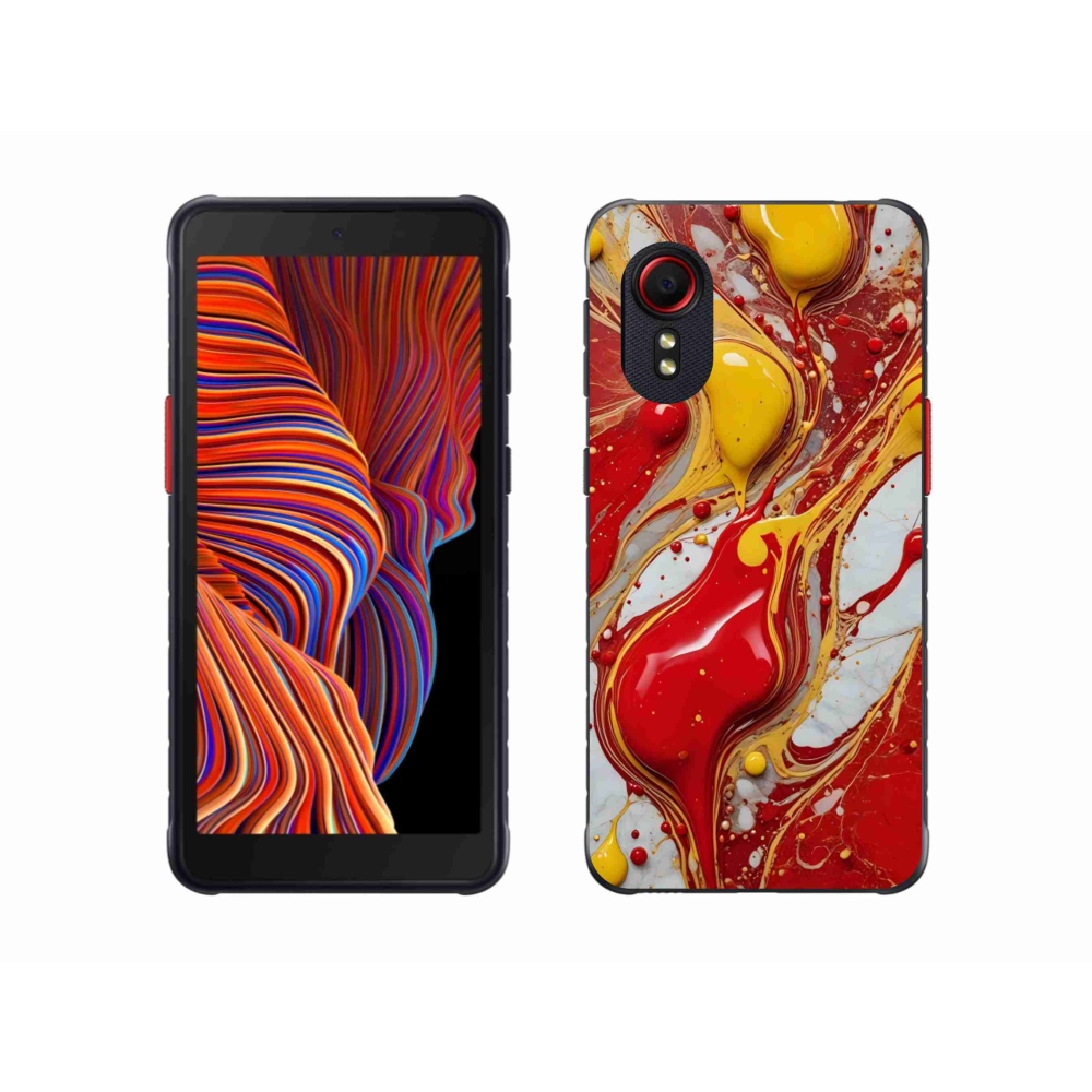 Gelový kryt mmCase na Samsung Galaxy Xcover 5 - abstraktní motiv 42