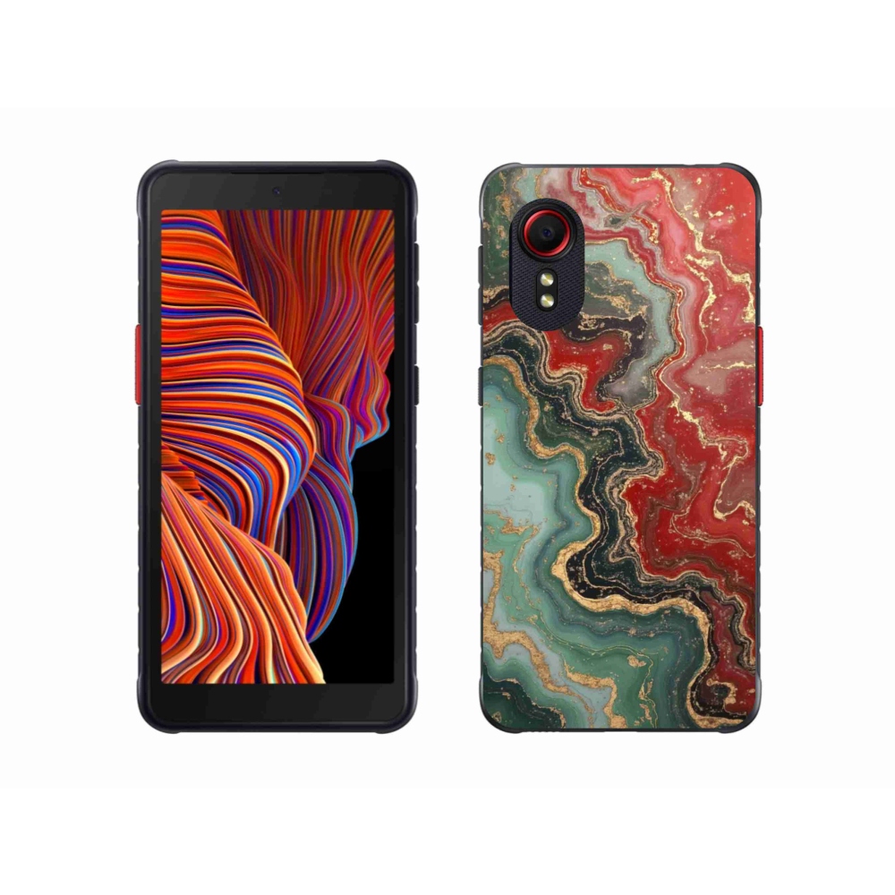 Gelový kryt mmCase na Samsung Galaxy Xcover 5 - abstraktní motiv 55