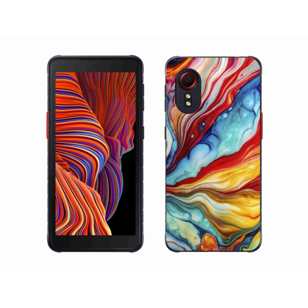 Gelový kryt mmCase na Samsung Galaxy Xcover 5 - abstraktní motiv 58