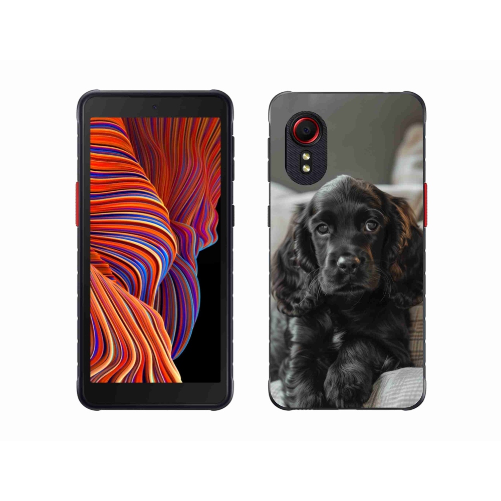 Gelový kryt mmCase na Samsung Galaxy Xcover 5 - anglický kokršpaněl