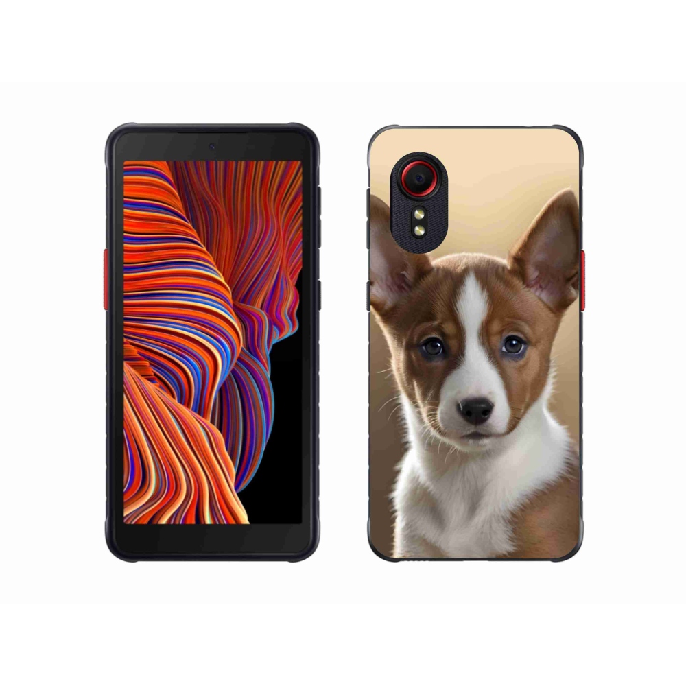 Gelový kryt mmCase na Samsung Galaxy Xcover 5 - basenji