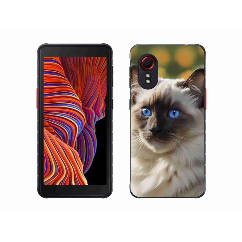Gelový kryt mmCase na Samsung Galaxy Xcover 5 - bílý ragdoll