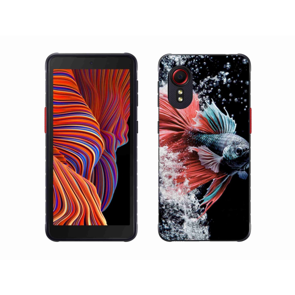 Gelový kryt mmCase na Samsung Galaxy Xcover 5 - bojovnice pestrá