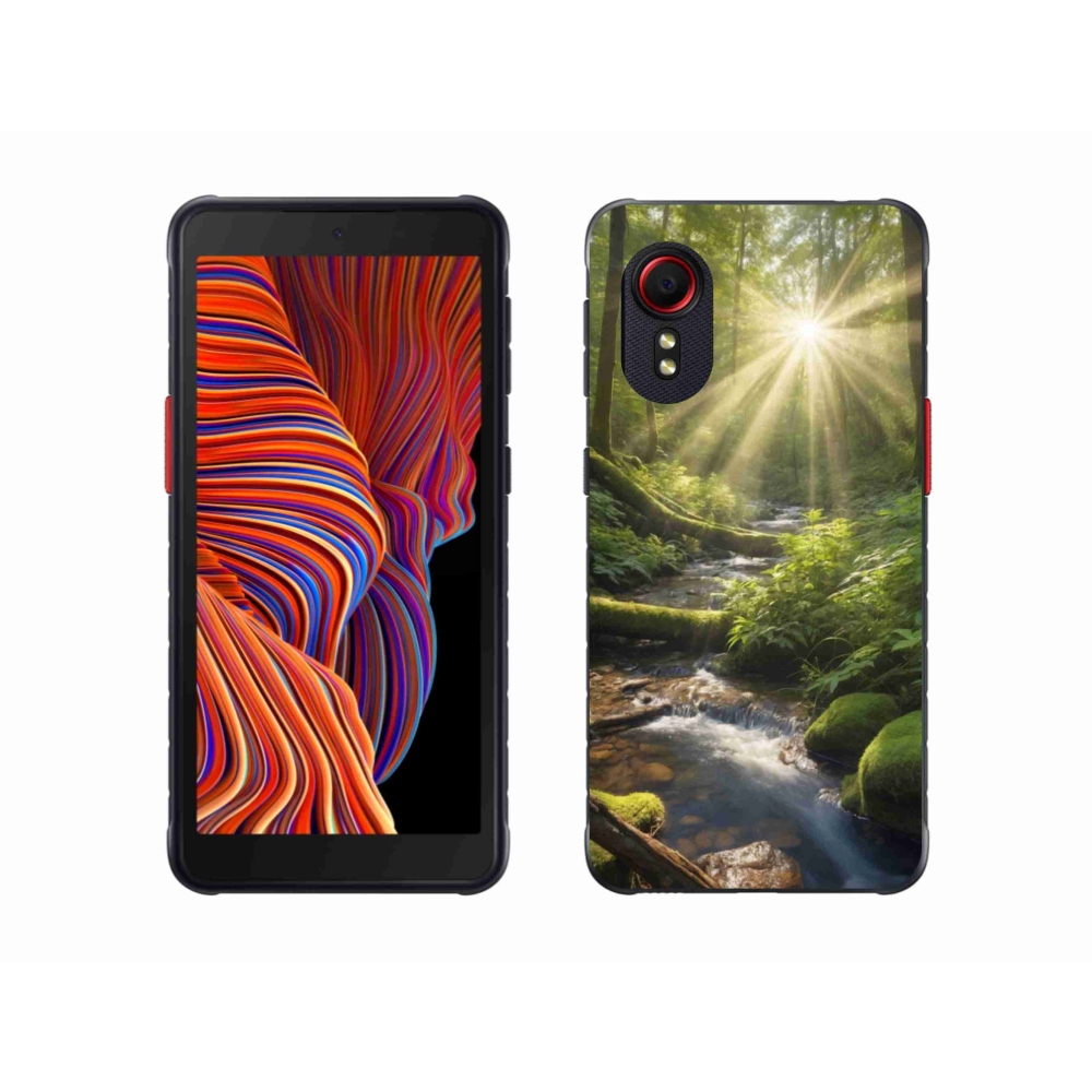 Gelový kryt mmCase na Samsung Galaxy Xcover 5 - hlubina lesa