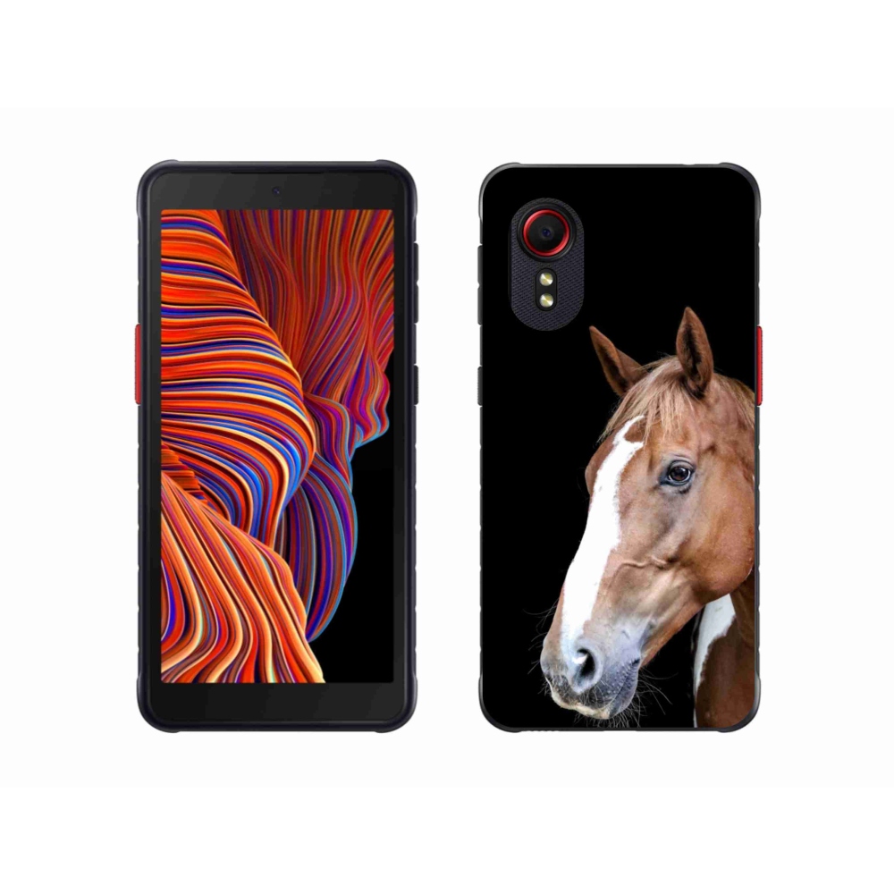 Gelový kryt mmCase na Samsung Galaxy Xcover 5 - hnědý kůň 3