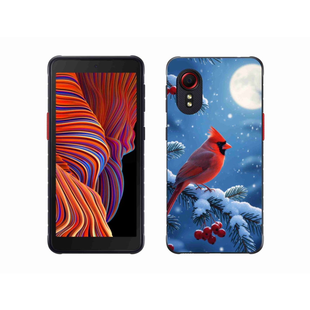 Gelový kryt mmCase na Samsung Galaxy Xcover 5 - kardinál červený