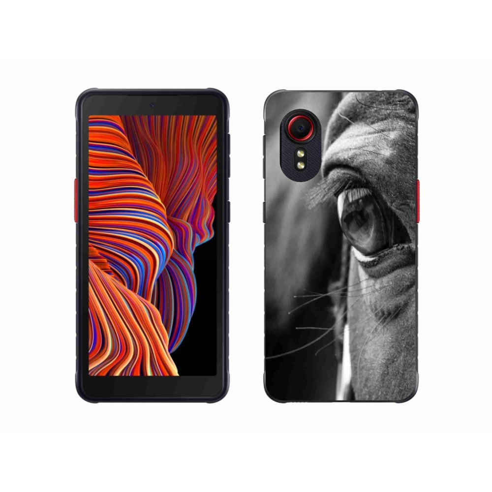 Gelový kryt mmCase na Samsung Galaxy Xcover 5 - koňský pohled