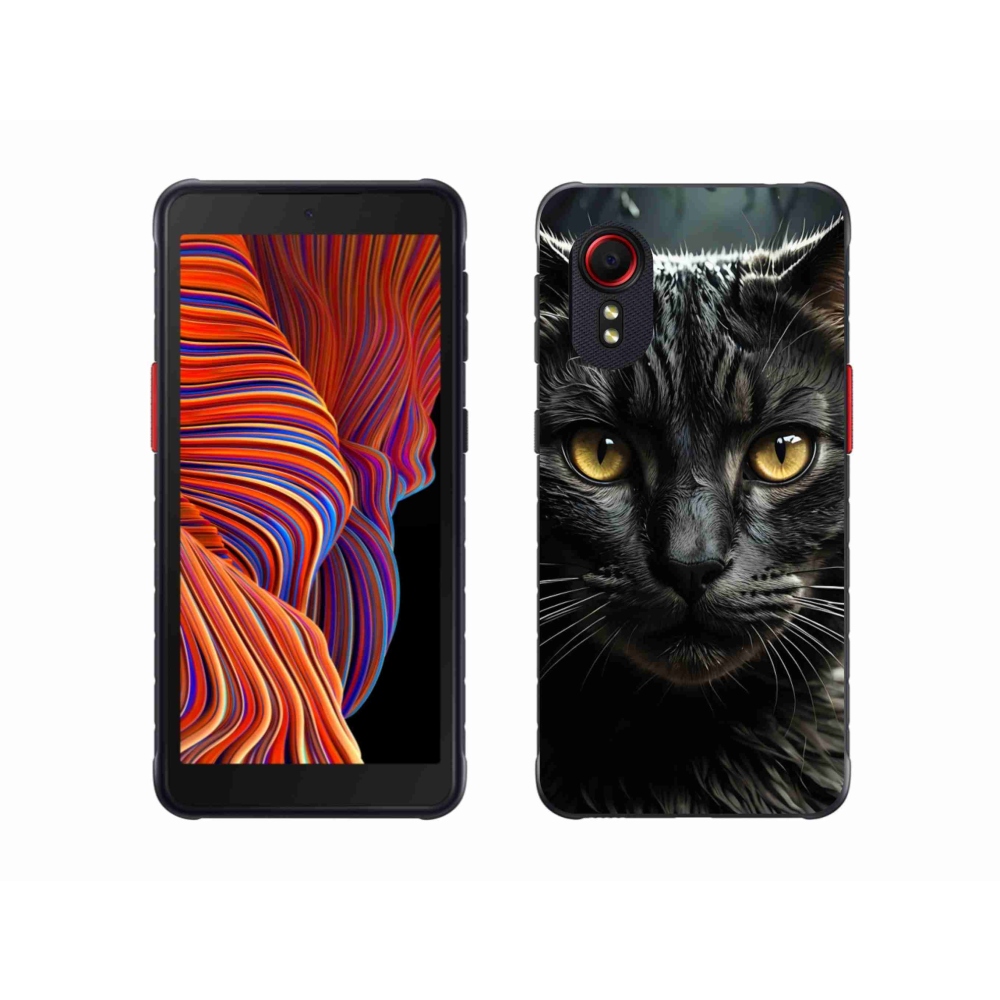 Gelový kryt mmCase na Samsung Galaxy Xcover 5 - kočičí pohled 3