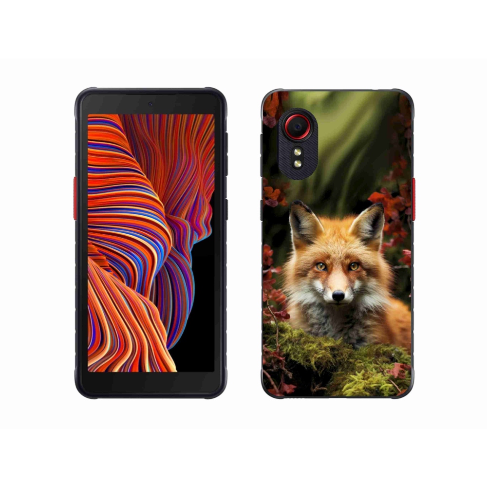 Gelový kryt mmCase na Samsung Galaxy Xcover 5 - liška v lese