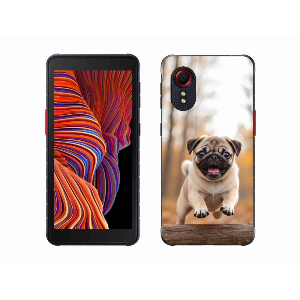 Gelový kryt mmCase na Samsung Galaxy Xcover 5 - mops 2