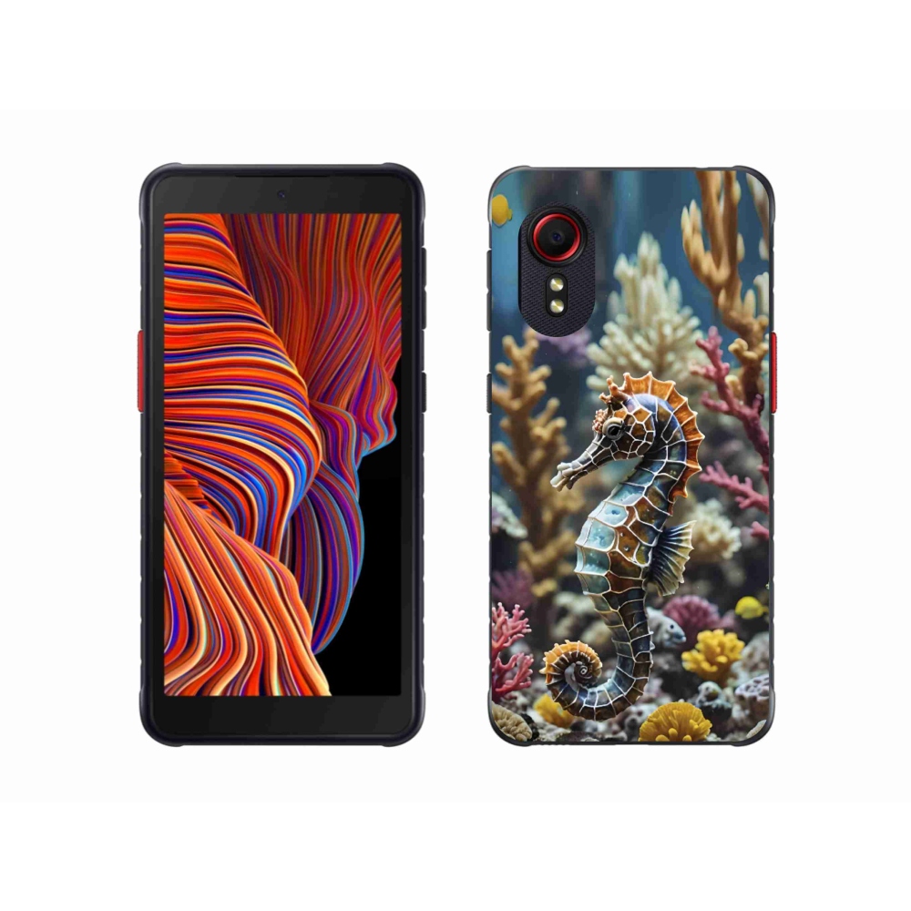 Gelový kryt mmCase na Samsung Galaxy Xcover 5 - mořský koník 2