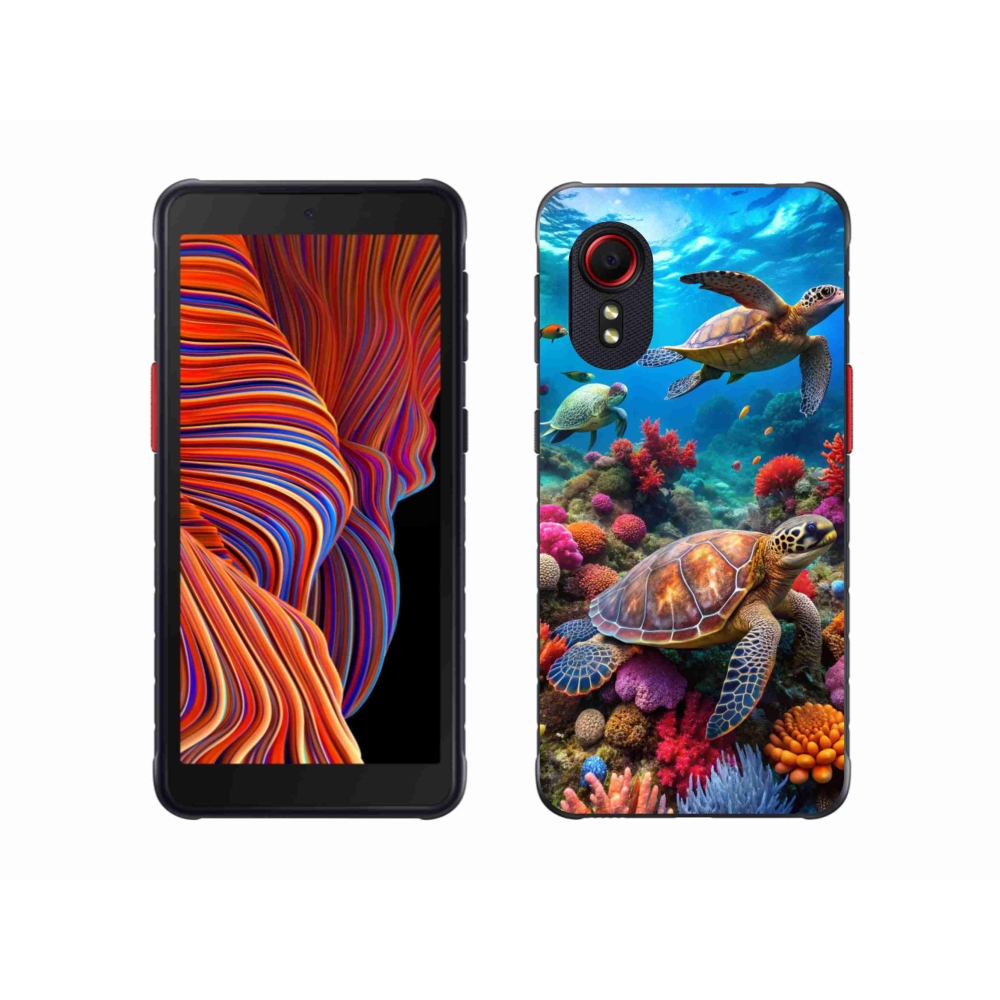 Gelový kryt mmCase na Samsung Galaxy Xcover 5 - mořský svět 2
