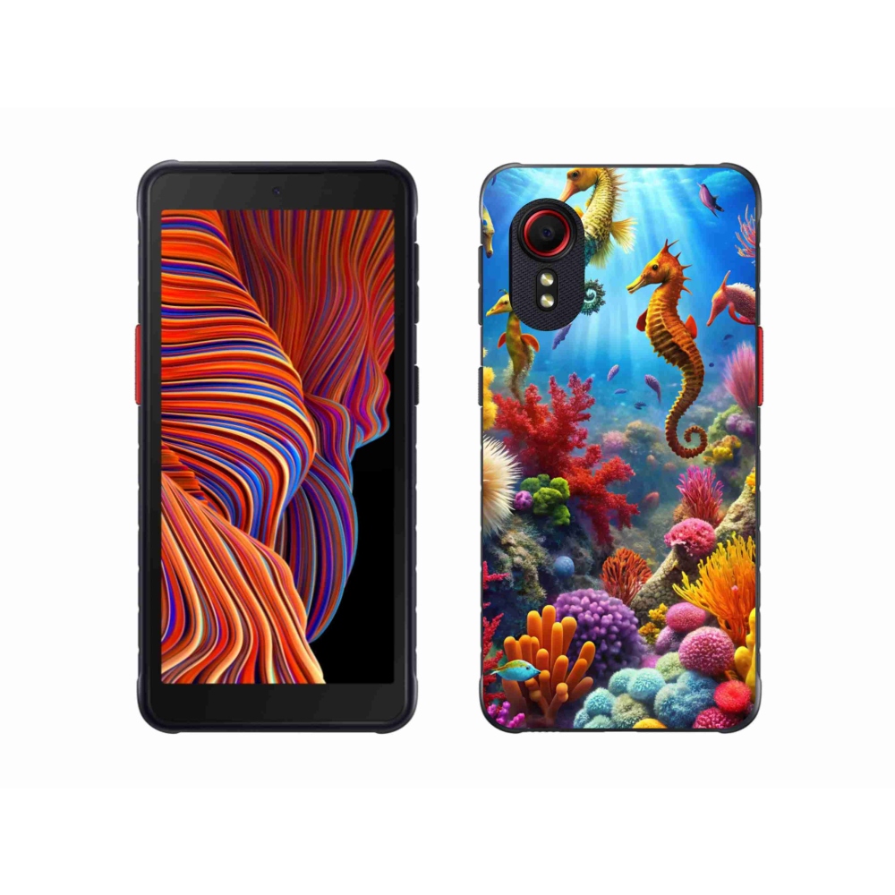 Gelový kryt mmCase na Samsung Galaxy Xcover 5 - mořský svět 3